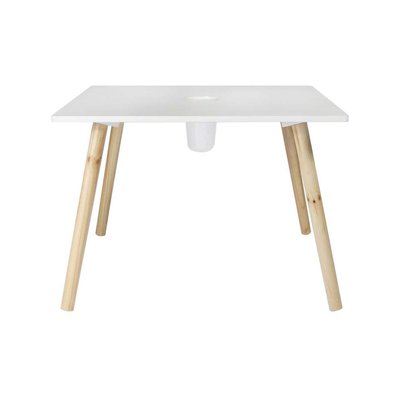 Table enfant en bois avec pot à crayons Gribouille CMP