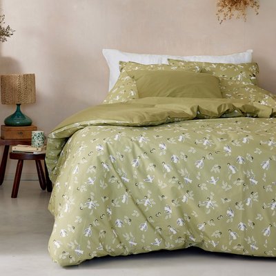 Housse de couette imprimée en percale de coton, Made in France, LES BEAUX JOURS A DEMAIN