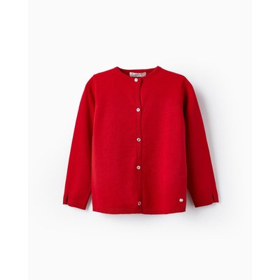 Gilet bordeaux fille La Redoute