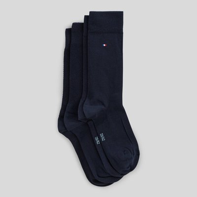 Chaussettes unies en coton MONOPRIX