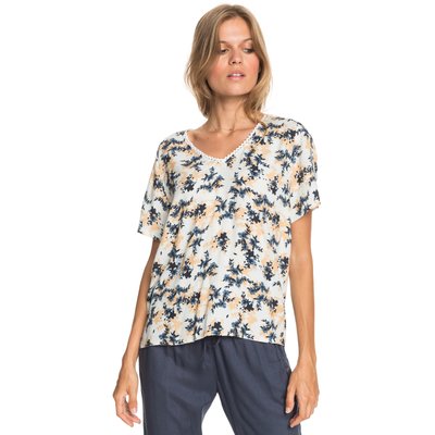 T-shirt manches courtes col rond Uni. ROXY