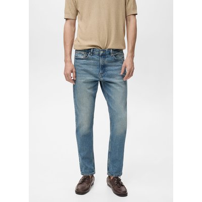 Jean Ben tapered-fit effet usé MANGO MAN