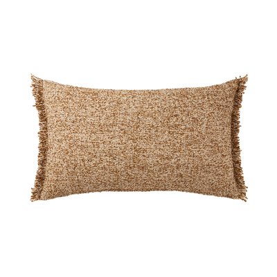 Housse de coussin en synthétique - coton marron, ERIN OLIVIER DESFORGES