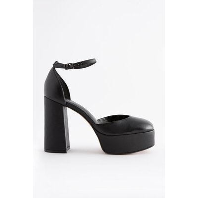 Chaussures compensees fermees cuir La Redoute