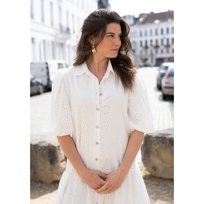 Robe chemise brodée LOLALIZA