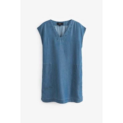 Mini Robe Tunique Col v En Tencel™ NEXT