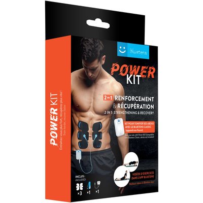 Electrode kit ABS bluepack ABS + clip + cable BLUETENS