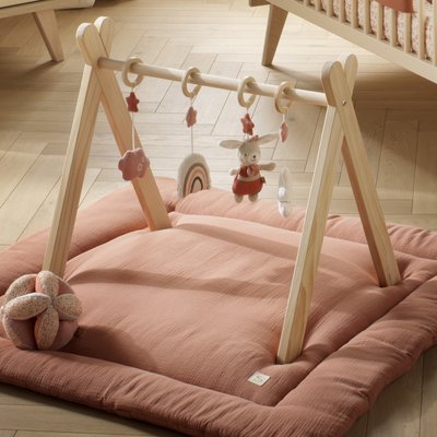 Arche d'éveil bois avec 4 jouets SAUTHON