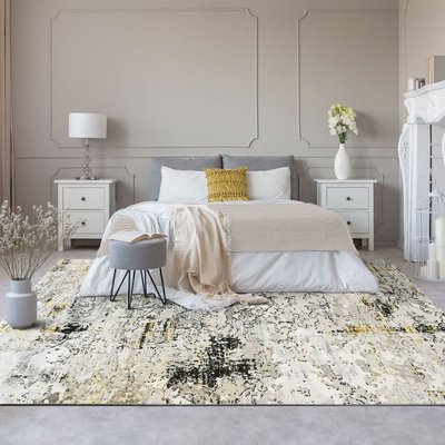 Tapis graphique effet usé/vintage THE DECO FACTORY