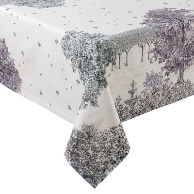 Nappe en lin imprimée et brodée, MONCEAU ALEXANDRE TURPAULT