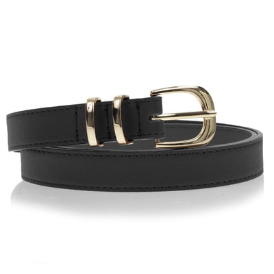 Ceinture à boucle dorée ISOTONER