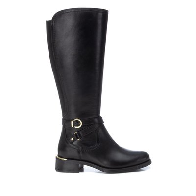 Botte Motard Talon Entreprise Fermeture éclair CARMELA