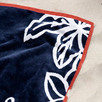 Drap De Plage en Toucher velours motif jungle TIGRIS MADURA