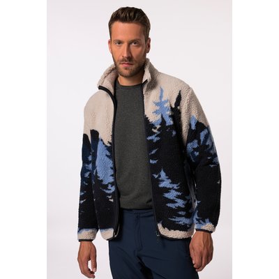 Veste en polaire. Jacquard et col JP1880