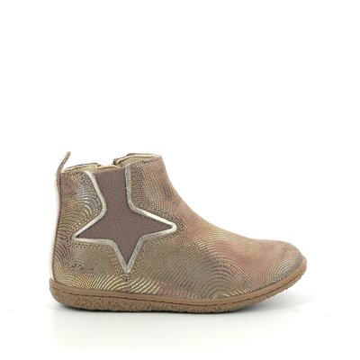 Boots fille vermillon kickers La Redoute