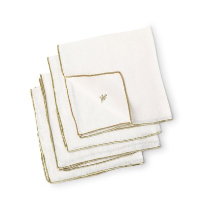 Serviette de table (x4) lin lavé CAMILLE FEBRONIE