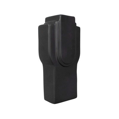 Vase en céramique Art rectangles 23 cm Noir PRESENT TIME