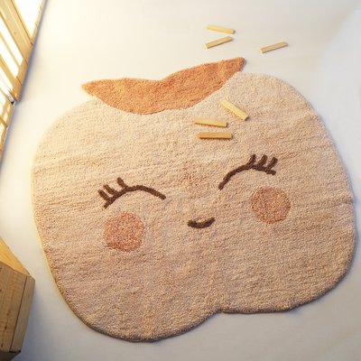 Tapis enfant coton lavable pomme CANDY APPLE NATTIOT