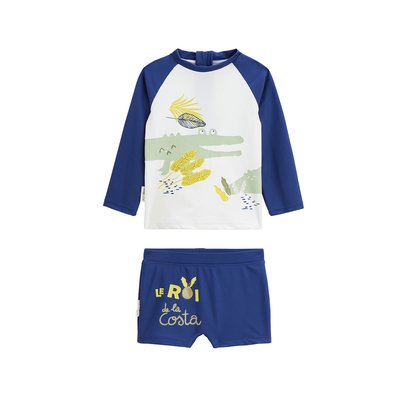Maillot de bain bébé 2 pièces t-shirt de protection UV & boxer Costa PETIT BEGUIN