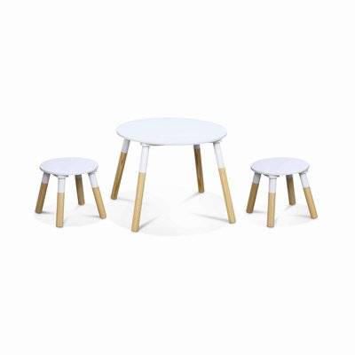 Table ronde enfant 2 tabourets TOBIAS SWEEEK