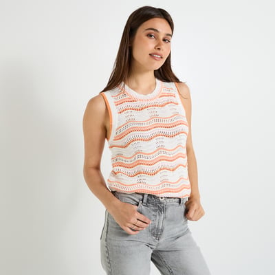 Pull sans manches GRAIN DE MALICE