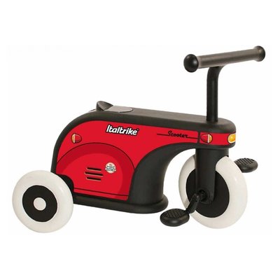 Porteur évolutif bébé Scooter rouge 1/3 ans ITALTRIKE