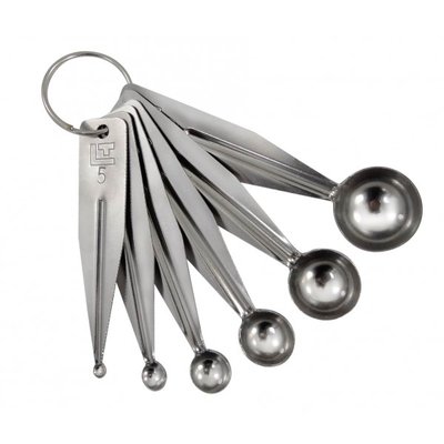 Lot Louis Tellier de 6 cuillères à pomme parisienne en inox LOUIS TELLIER