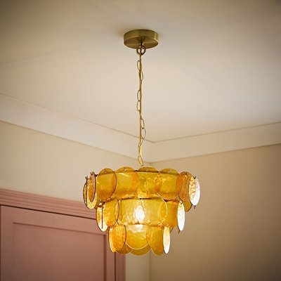 Jemima 3-Tier Disc Chandelier with Bulb ÉDITÉ