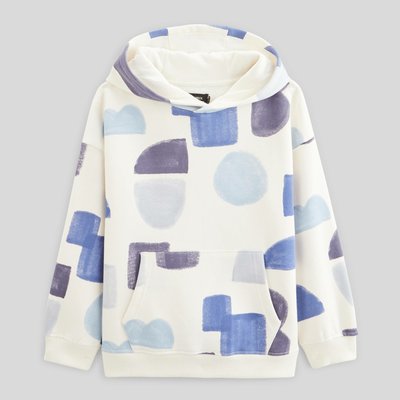 Sweat à capuche imprimé en coton BIO GOTS MONOPRIX