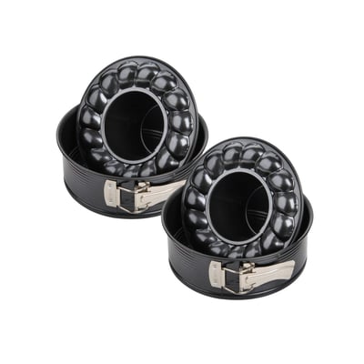 Lot de 2 moules à manqué 18/18 cm Black mettallic Black ZENKER