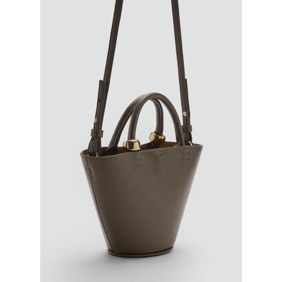 Mini sac cabas détail métallique MANGO