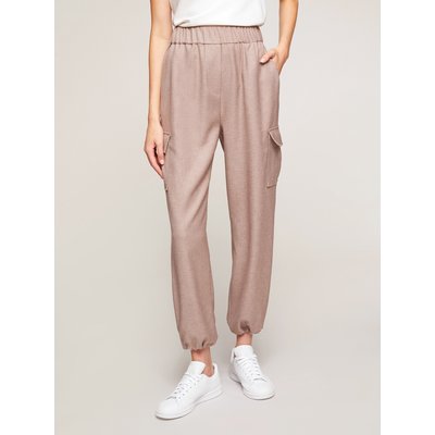 Pantalon cargo fluide en polyviscose MOTIVI
