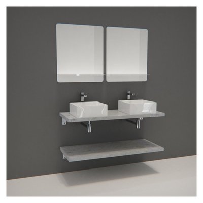 Meuble double + vasque + miroir WILL MOB IN