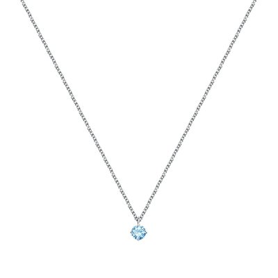 Collier en argent 925 et oxyde de zirconium CLEOR