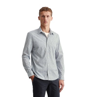 Chemise shaped avec un fin imprimé allover MARC O'POLO