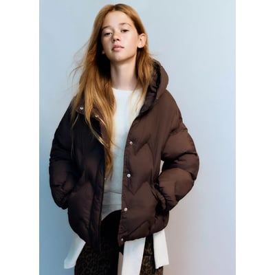 Anorak matelassé à capuche MANGO KIDS
