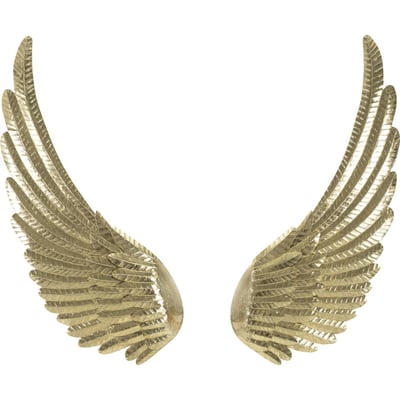 Panneaux muraux ailes en fer relief 3d GLAM RECOLLECTION
