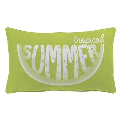 Coussin déhoussable Pacifique summer anis DOUCEUR D'INTÉRIEUR