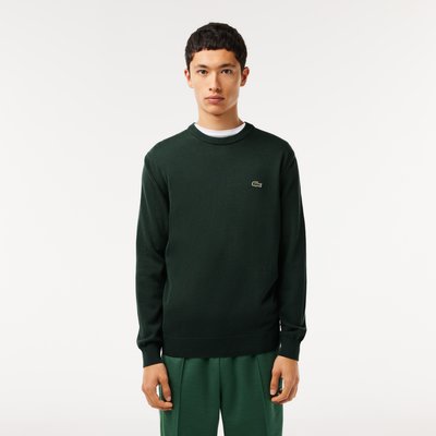 Pull coton  col rond LACOSTE