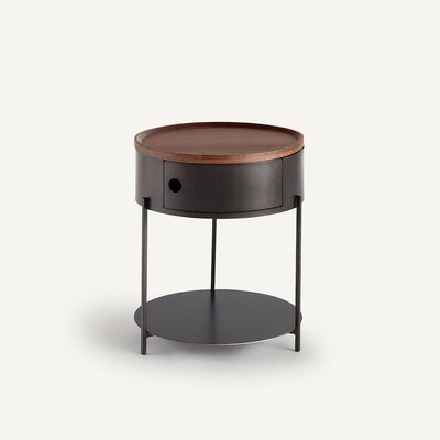 Talbingo Solid Walnut Bedside Table AM.PM