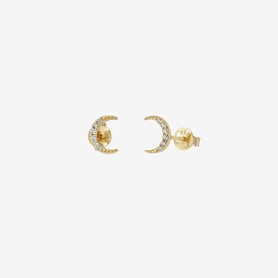 Paire de boucles d'oreilles Doré  AXEL CAROLINE NAJMAN