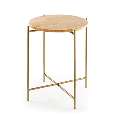 Bout de canapé avec plateau rond en Métal H56 cm - JAMIE CALICOSY