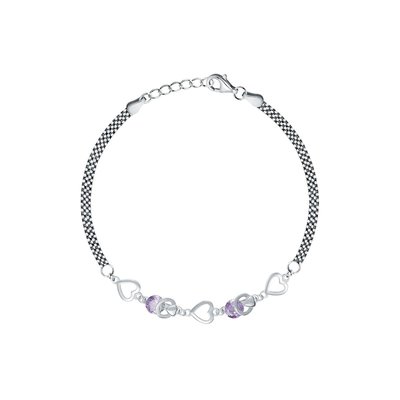 Bracelet en argent 925 et oxyde de zirconium CLEOR