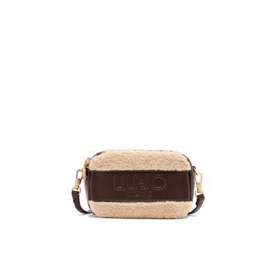 Sac à bandoulière petit format en tissu polaire Teddy LIU JO