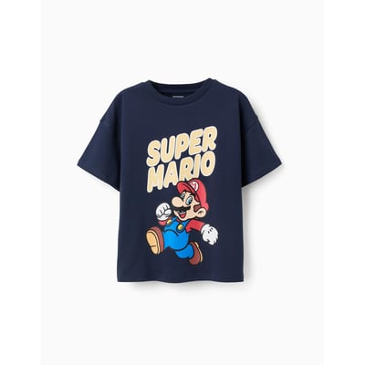 T-shirt en coton avec imprimé Super Mario ZIPPY