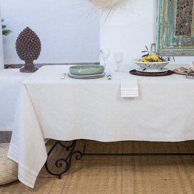 Nappe + 8 serviettes coton MAHDIA FEBRONIE