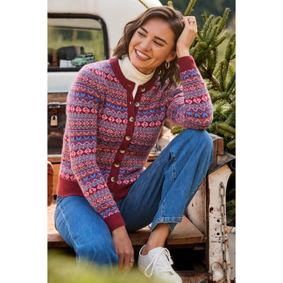 Cardigan Fair Isle Jours d'Automne JOE BROWNS