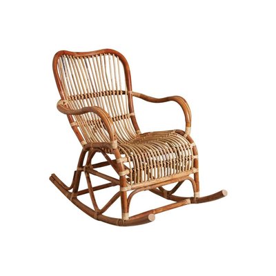 Rocking chair en rotin naturel Paya AUBRY GASPARD