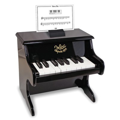 Piano noir 18 touches avec partitions 8296 VILAC