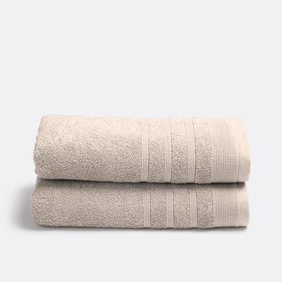 Lot de 2 serviettes éponge 600 g/m2, Zavara LA REDOUTE INTERIEURS